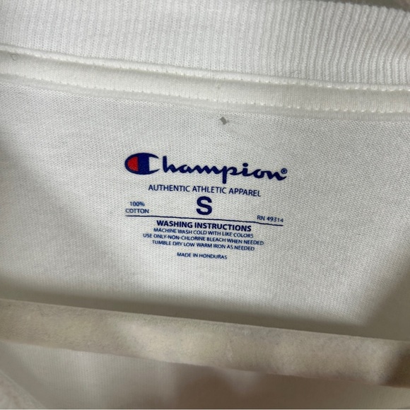 Champion Notre Dame Irish White Long Sleeve Tee Small - Picture 5 of 5